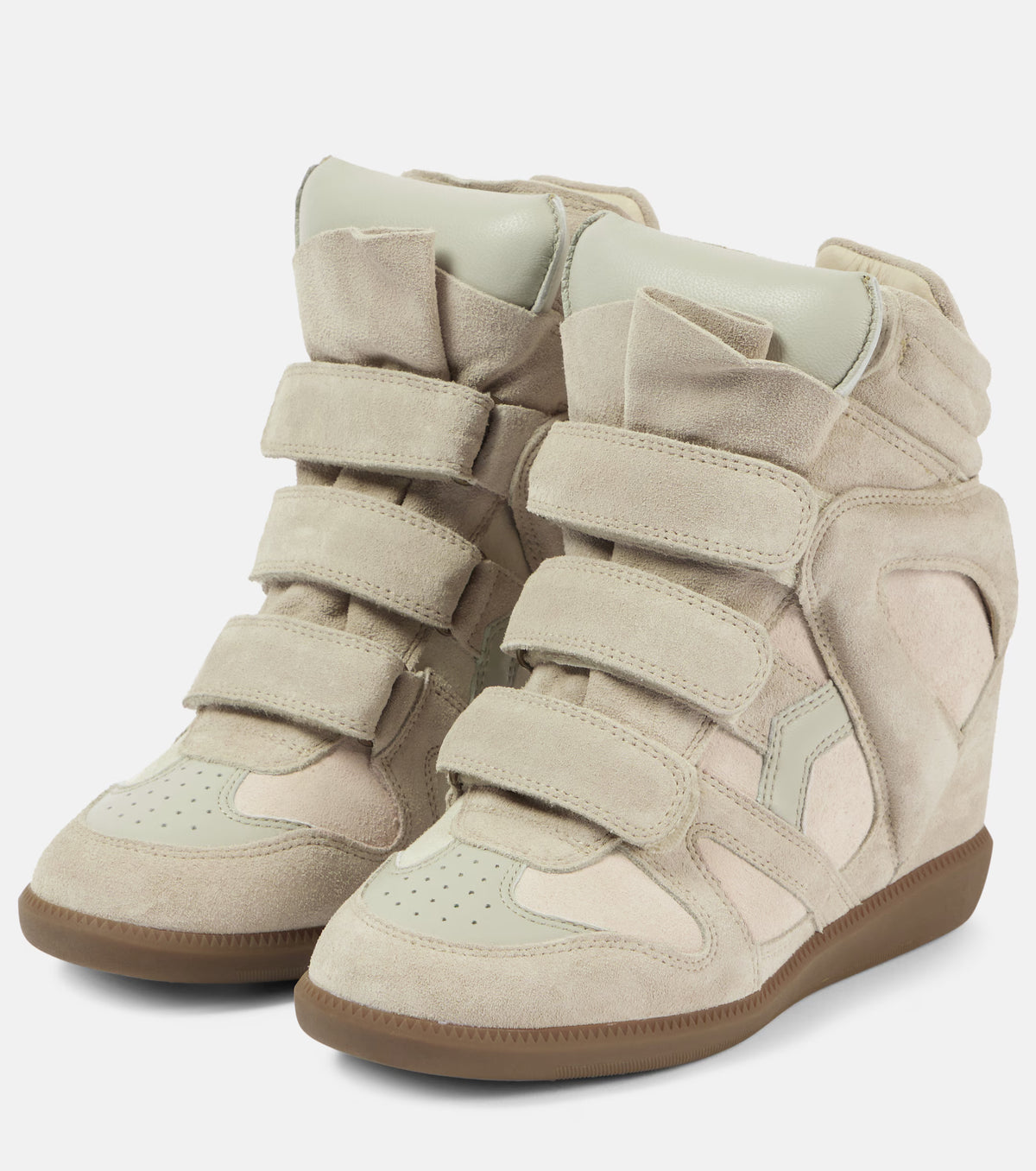 Isabel Marant Bekett Wedge Sneaker Beige