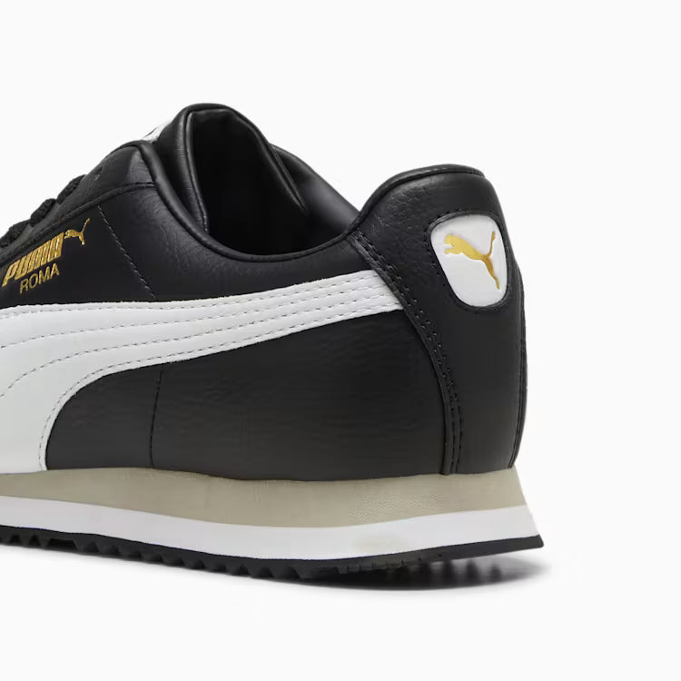 Puma Roma 24 Black-PUMA White-Smokey Gray