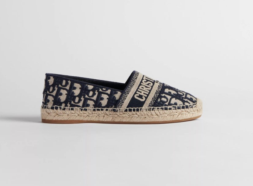 Dior Granville Espadrille Deep Blue