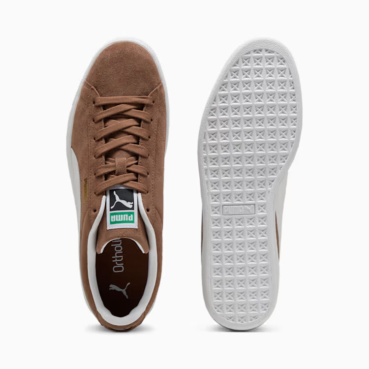 Puma Suede Classic Haute Coffee-PUMA White