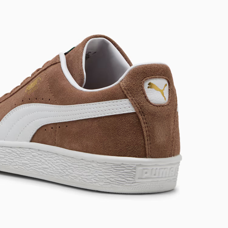Puma Suede Classic Haute Coffee-PUMA White