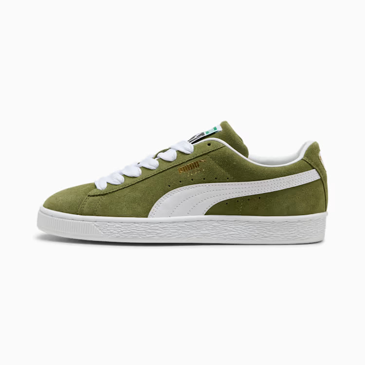 Puma Suede Classic Olive Green-PUMA White