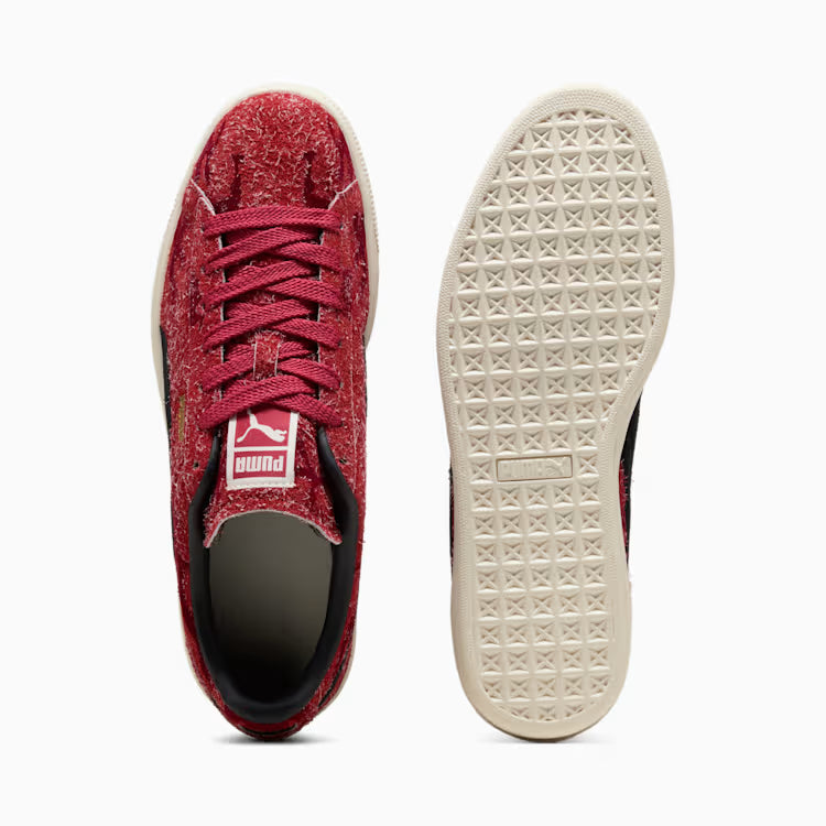 Puma Suede Flock Red Rhythm-Intense Red