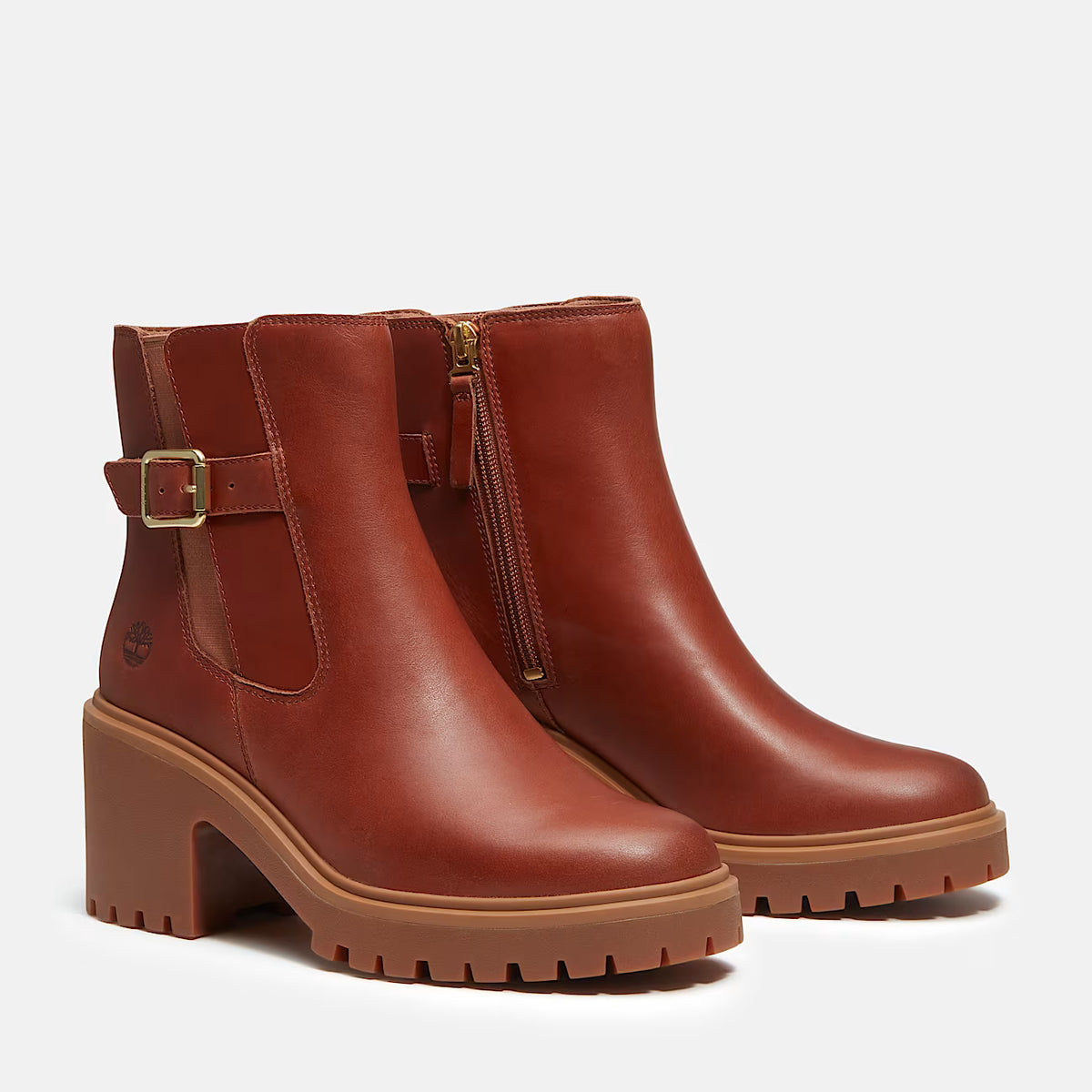Timberland Stone Heights Chelsea Boot Rust Full-Grain