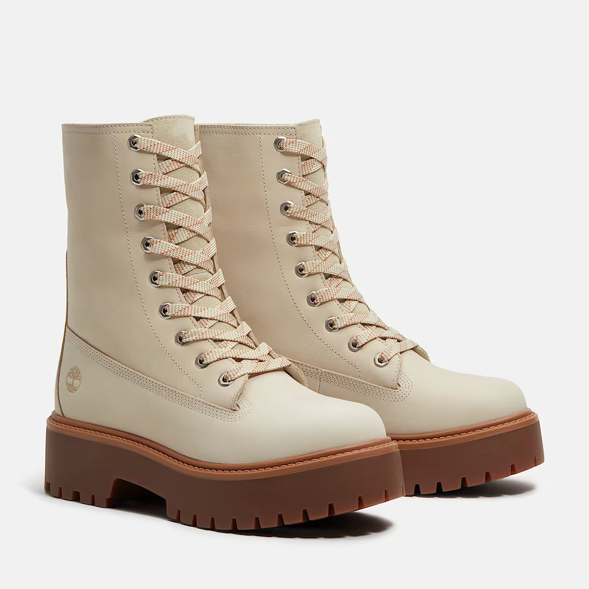 Timberland Stone Street Platform Mid Boot Light Beige Nubuck