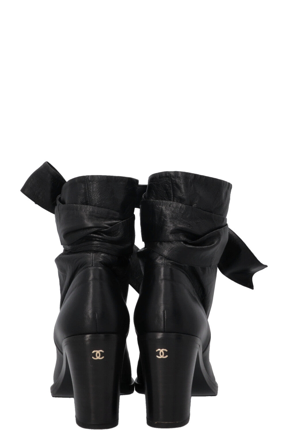 Lace Up Ankle Boots Leather Black
