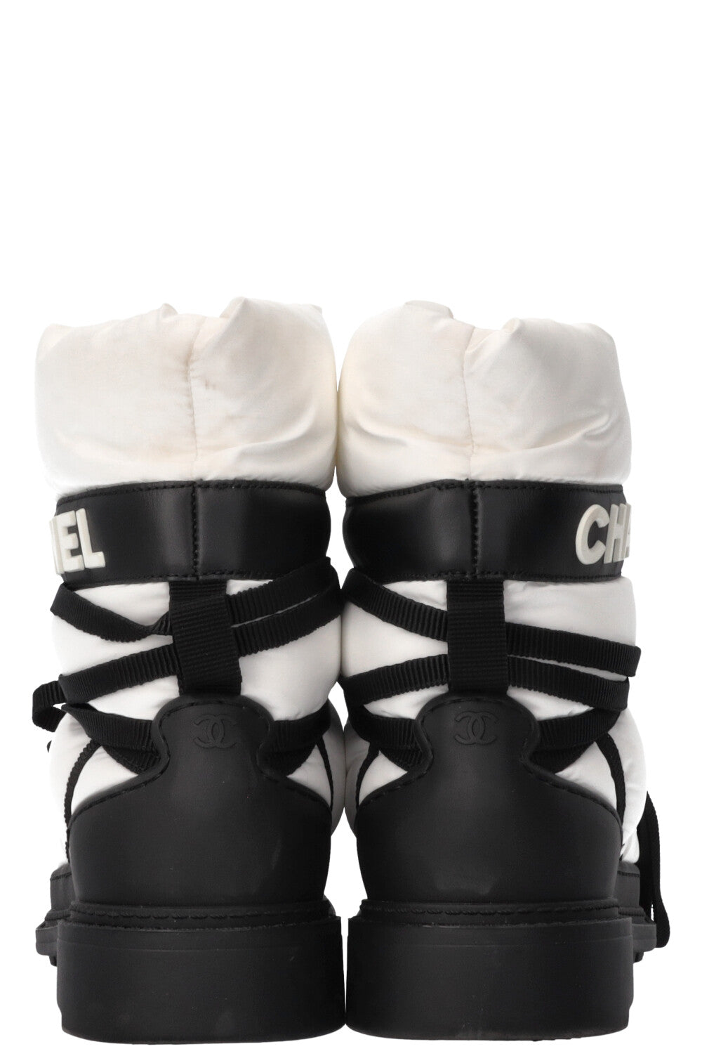 2019 Snow Boots Nylon Black White