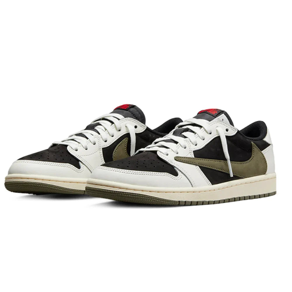 Nike Travis Scott x Air Jordan 1 Low Green Black Sneakers