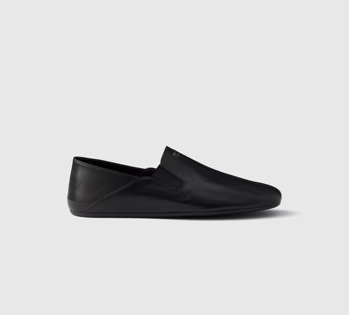 Prada Leather Loafers Black