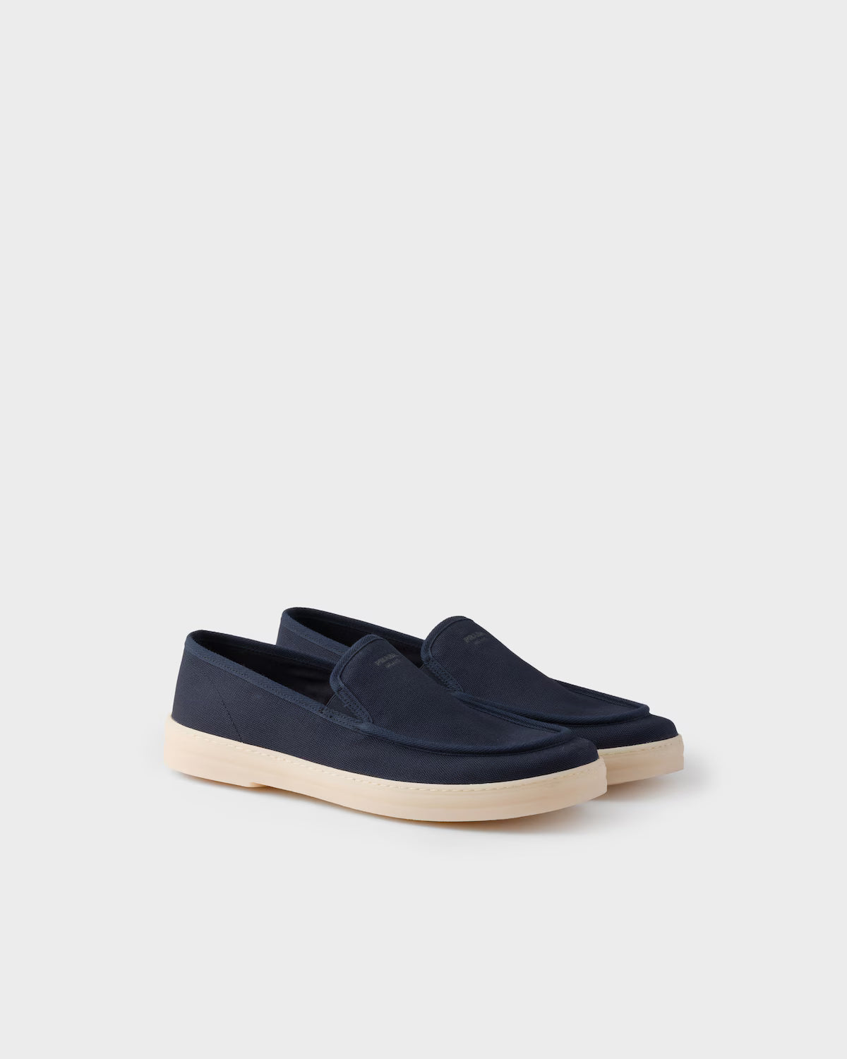 Prada Fabric Loafers Baltic Blue
