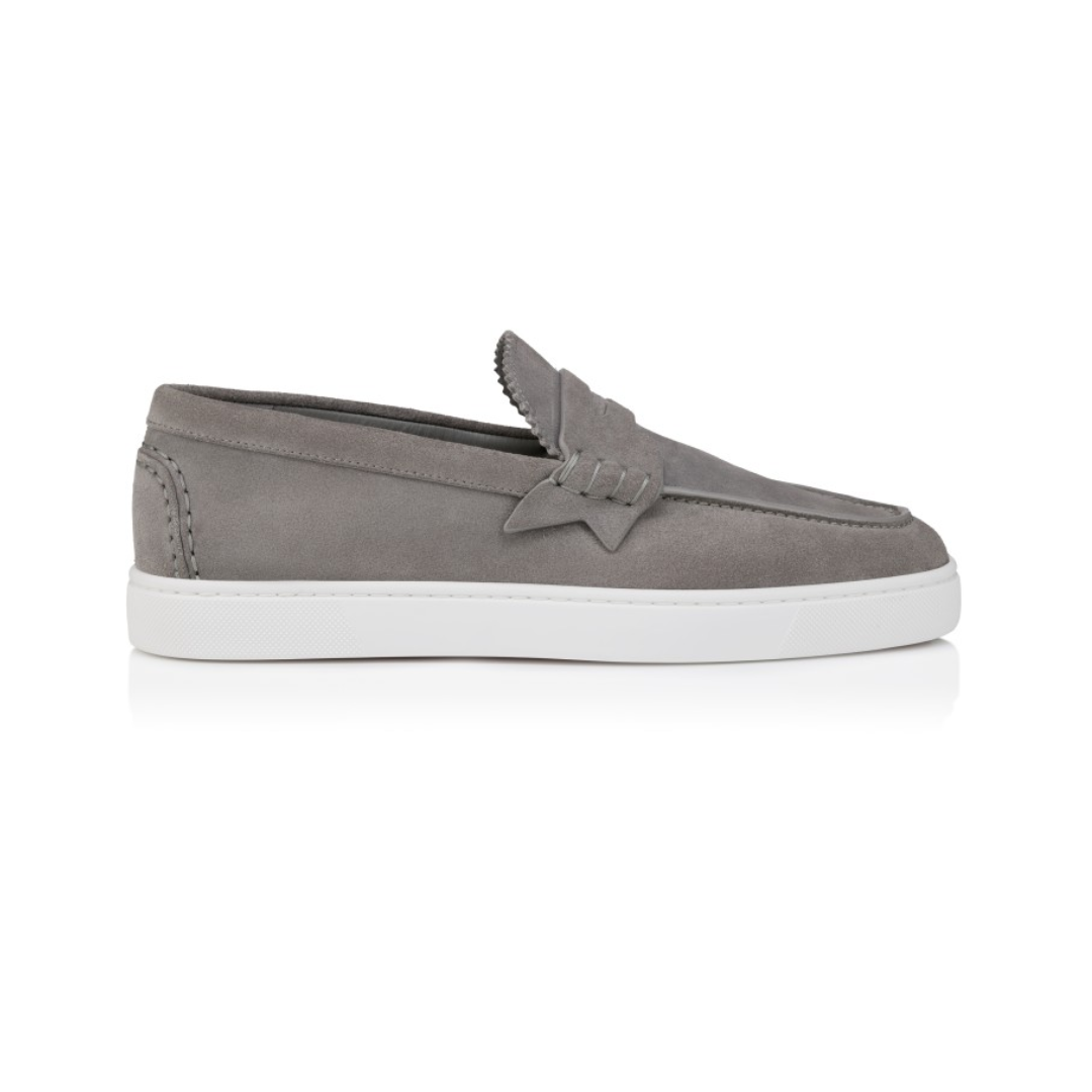 Boat Shoes Reversed Calf Leather Phantom Grey