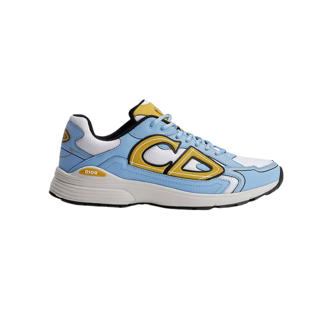 B30 Countdown Sneaker White Technical Mesh Light Blue