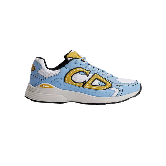 B30 Countdown Sneaker White Technical Mesh Light Blue