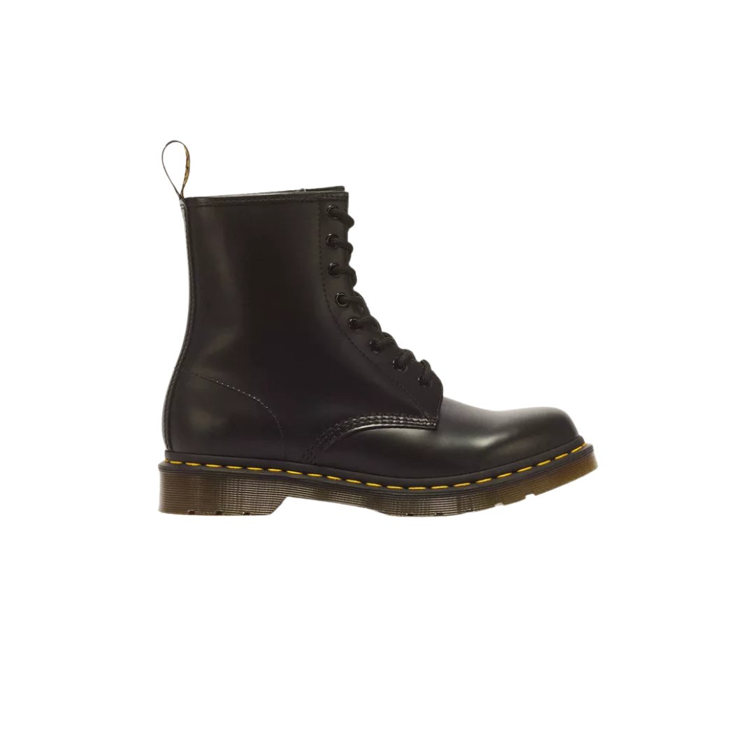 DR. MARTENS 1460 Smooth Leather Lace Up Boots Black