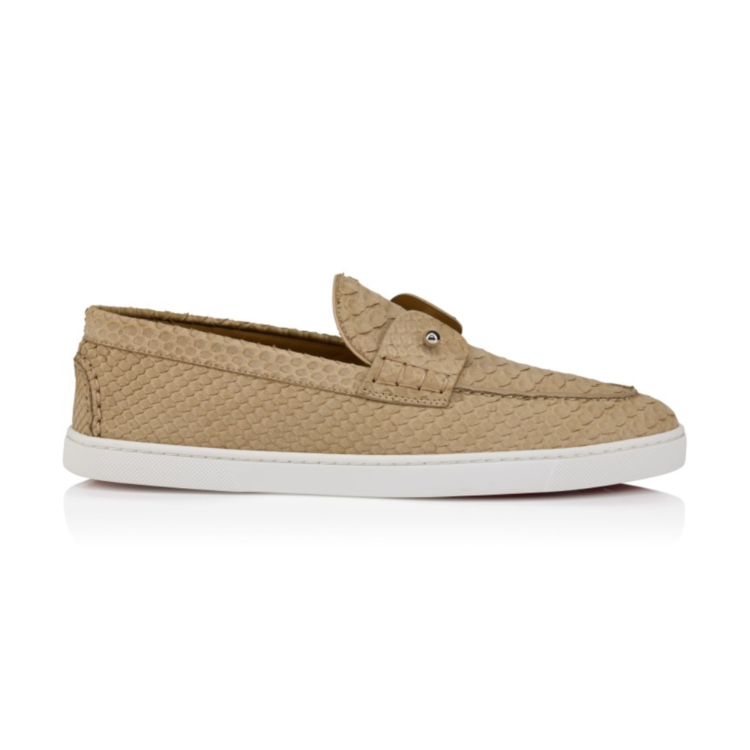 Chambeliboat Boat Shoes Python Nubuck Leather Saharienne