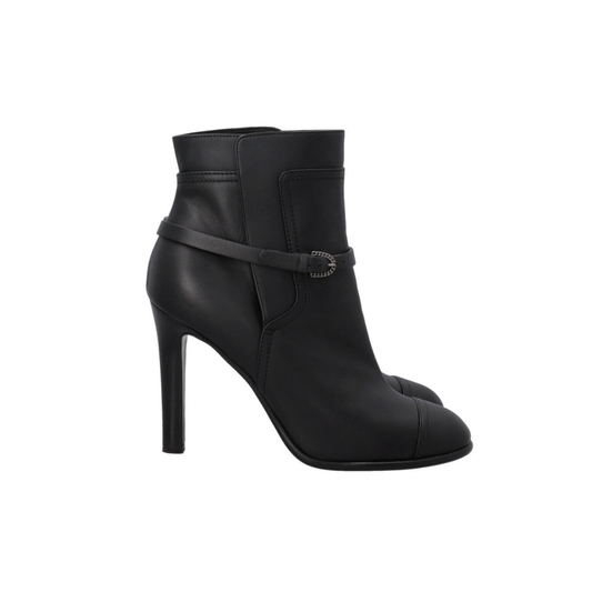 Buckled Ankle Boots Black
