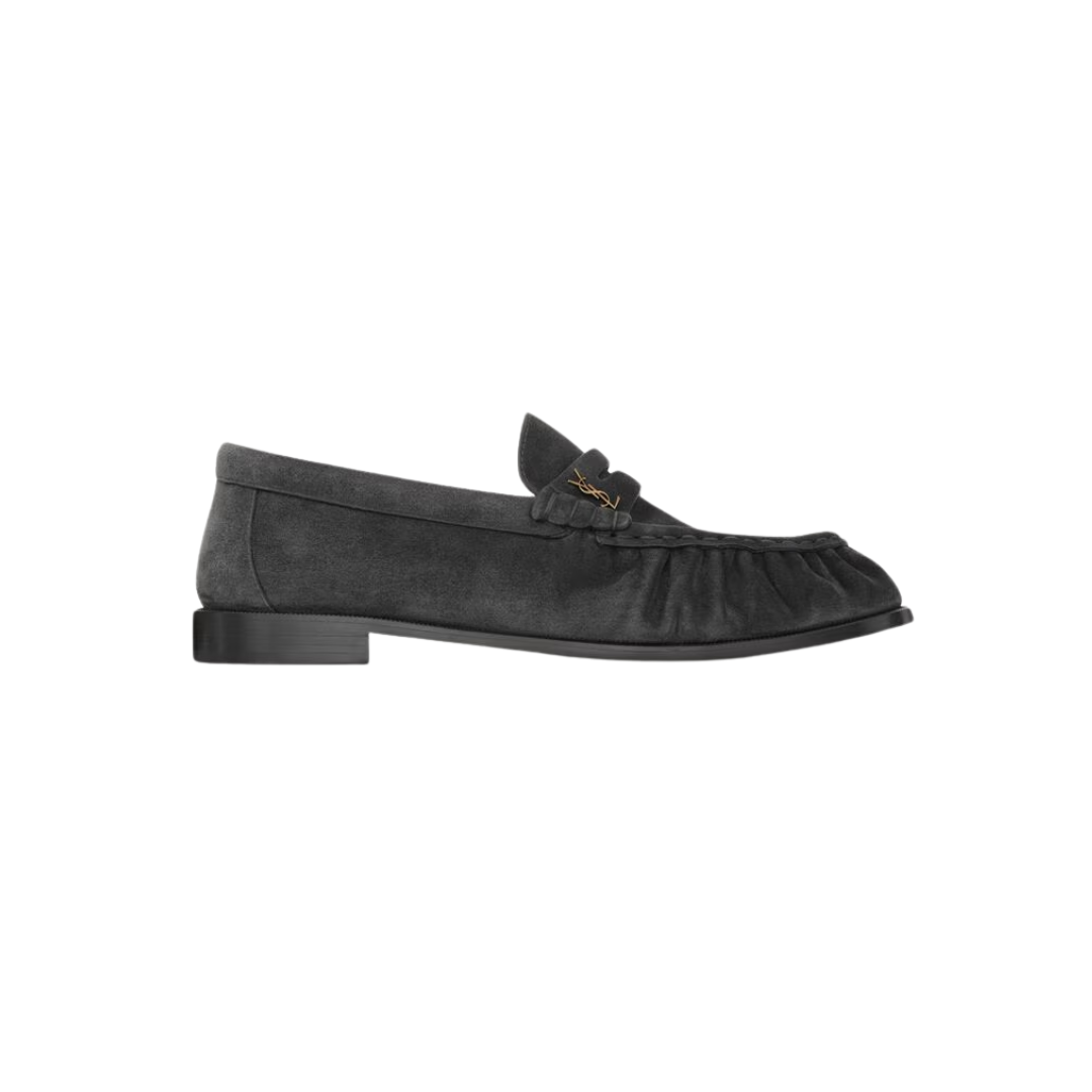 YSL Le Loafer Supple Suede Micky Grey