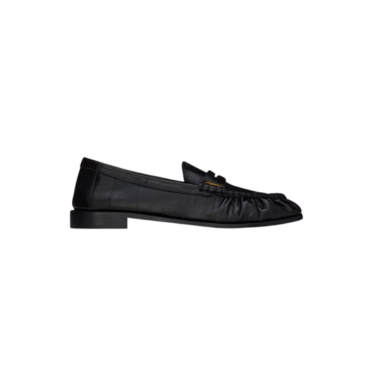 YSL Le Loafer Supple Hagfish Black