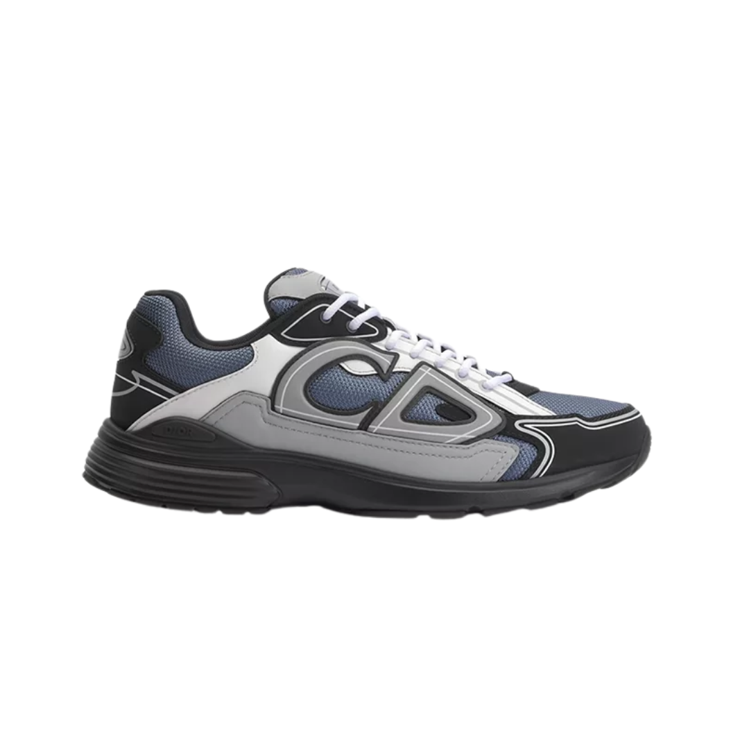B30 Countdown Sneaker Blue Technical Mesh Gray White Black Technical Fabric