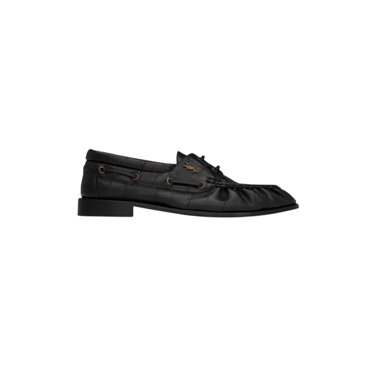 YSL Le Loafer Bateau Hagfish Black