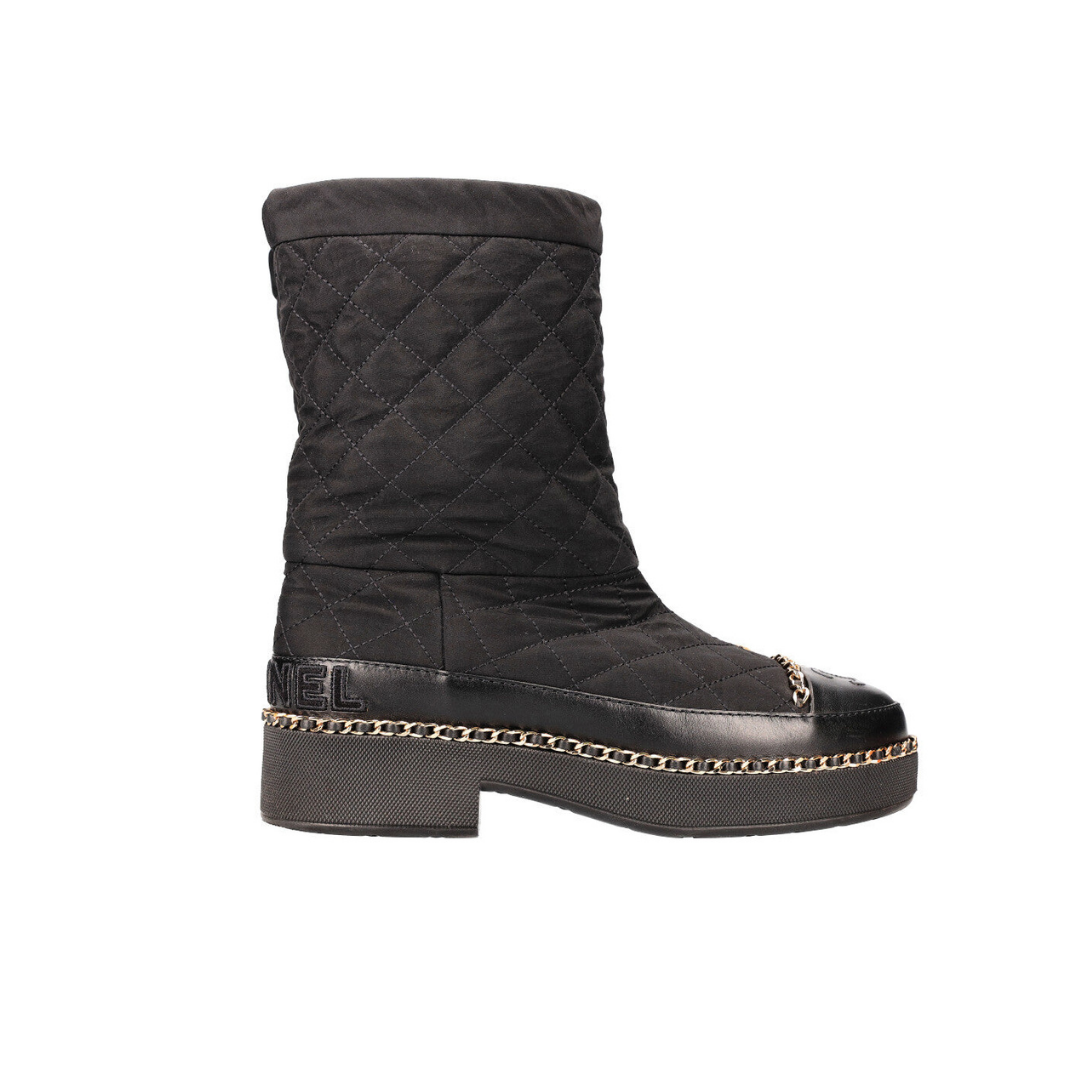 Apres Ski Boots Nylon Black