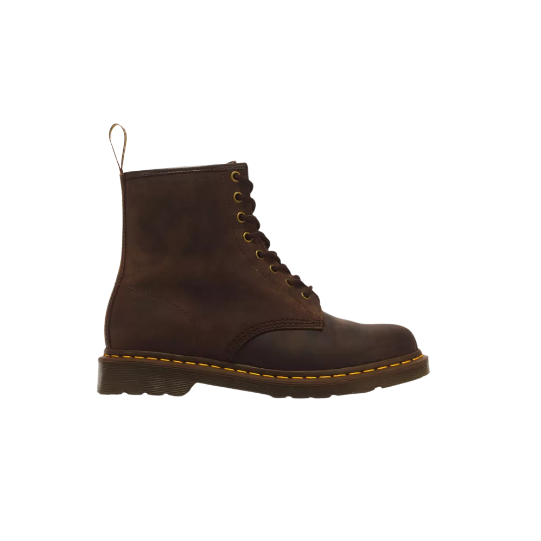 DR. MARTENS 1460 Crazy Horse Leather Lace Up Boots
