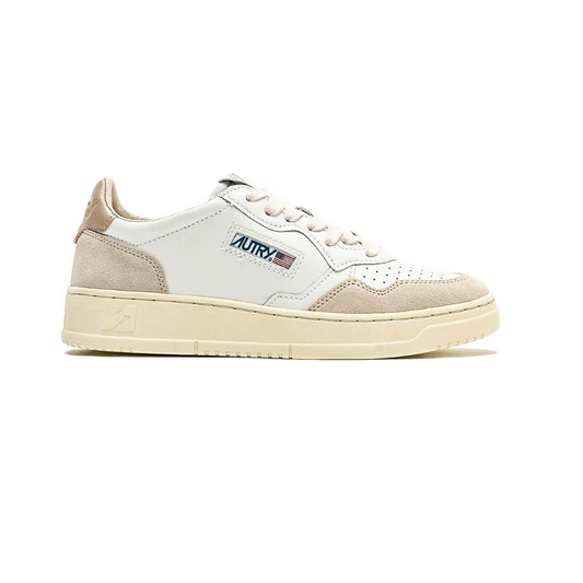Autry Medalist Leather Low White Pepper