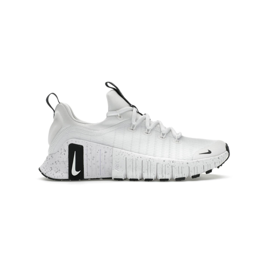 Nike Free Metcon 6 White Metallic Silver Light Smoke Grey Black