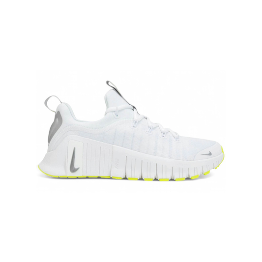 Nike Free Metcon 6 White Volt Metallic Silver