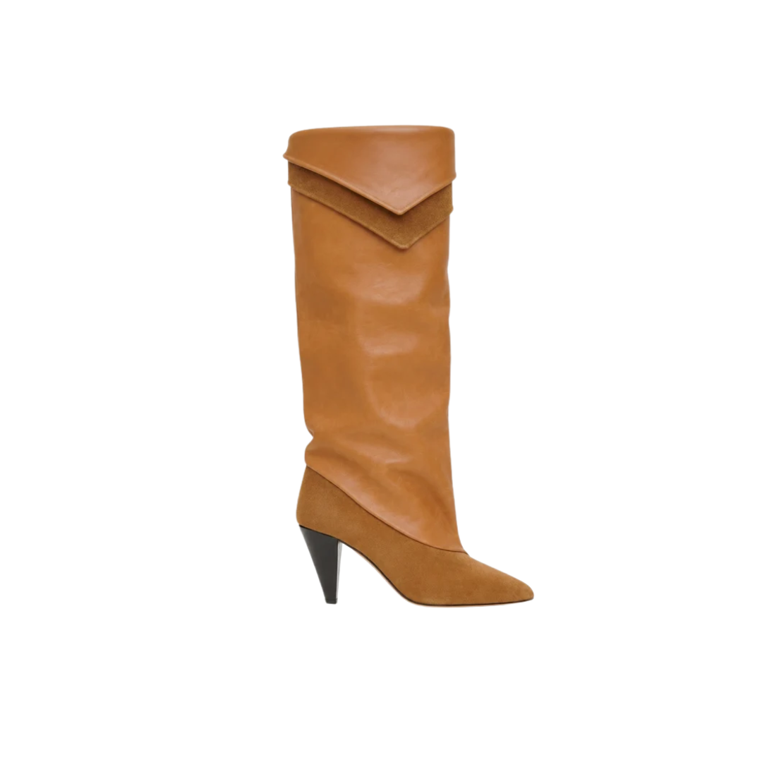 Isabel Marant Lezra Boots Suede Cognac
