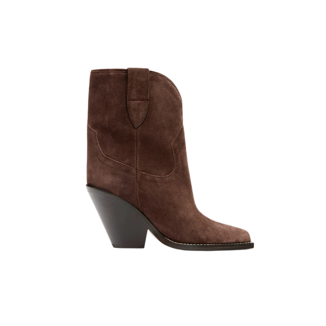 Isabel Marant Leyane Ankle Boots Heeled Suede
