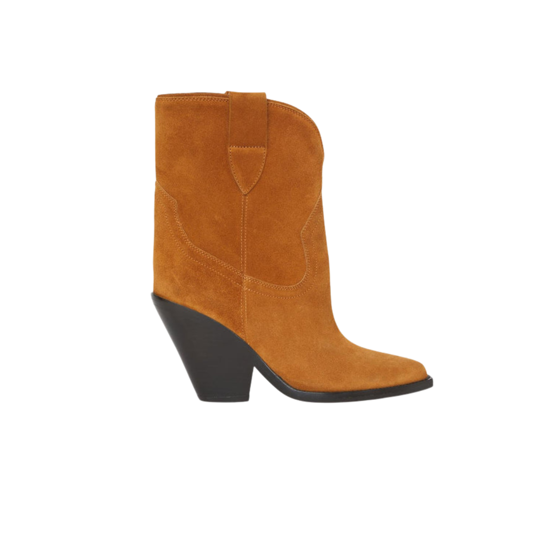 Isabel Marant Leyane Boots High-Heeled Cognac