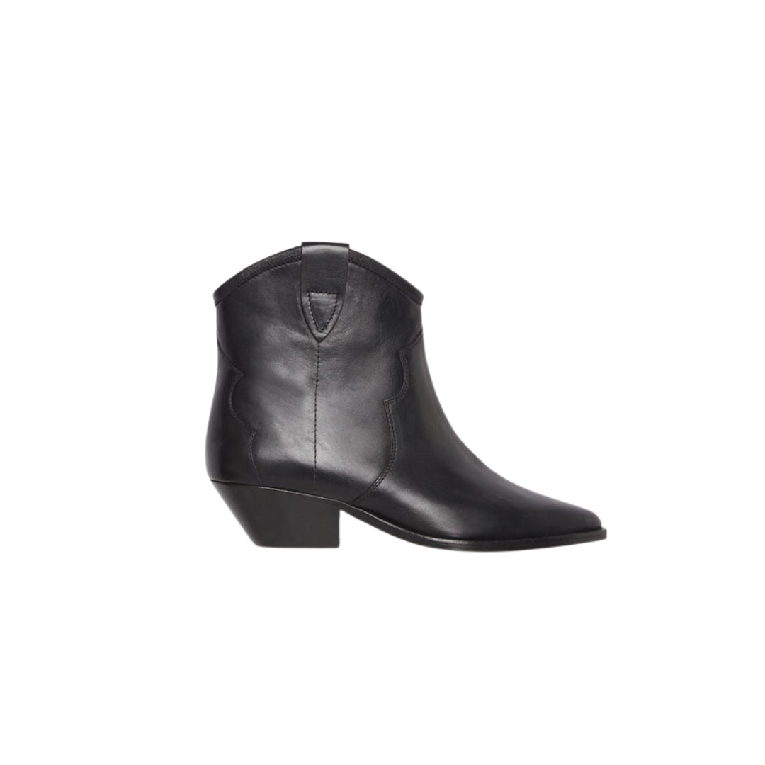 Isabel Marant Dewina Boots Calfskin Leather Black