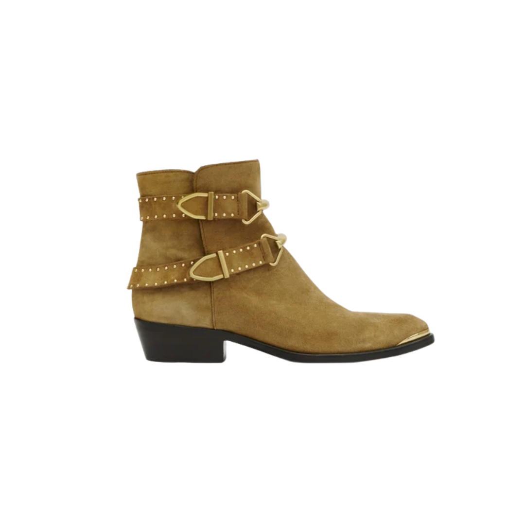 Isabel Marant Zalya Boots Leather Taupe