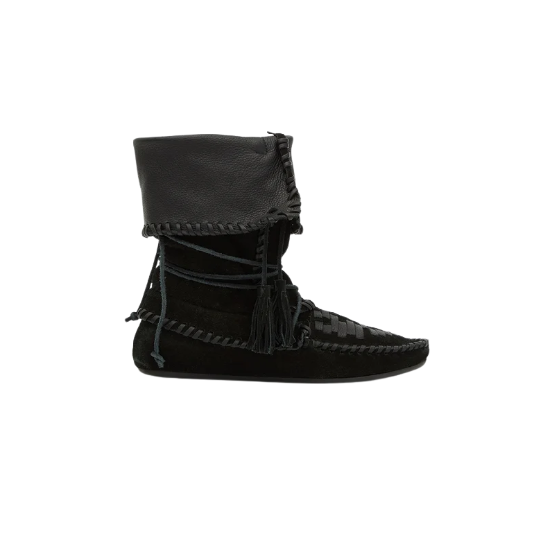 Isabel Marant Winki Boots Braided Suede Leather