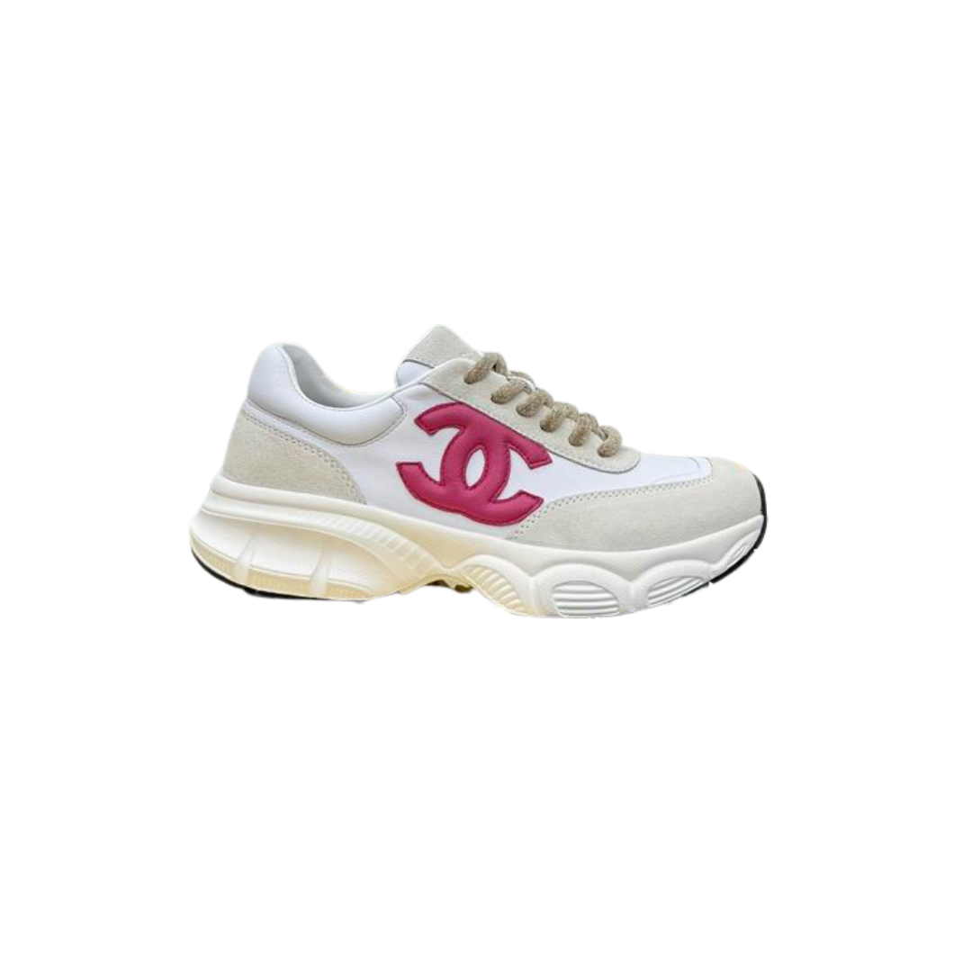 White Red Runner Sneakers