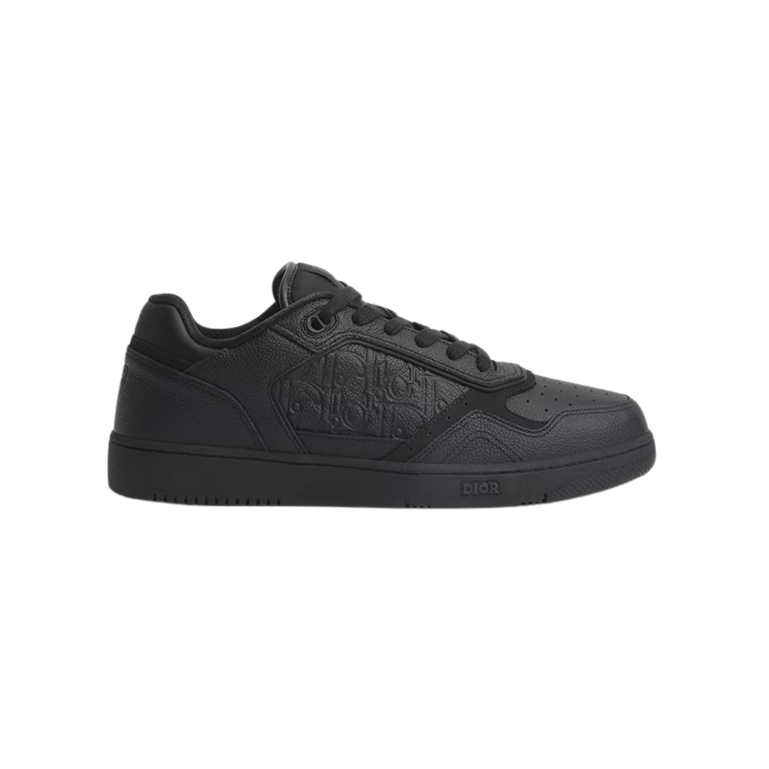 B27 Uptown Low-Top Sneaker Black Grained Calfskin