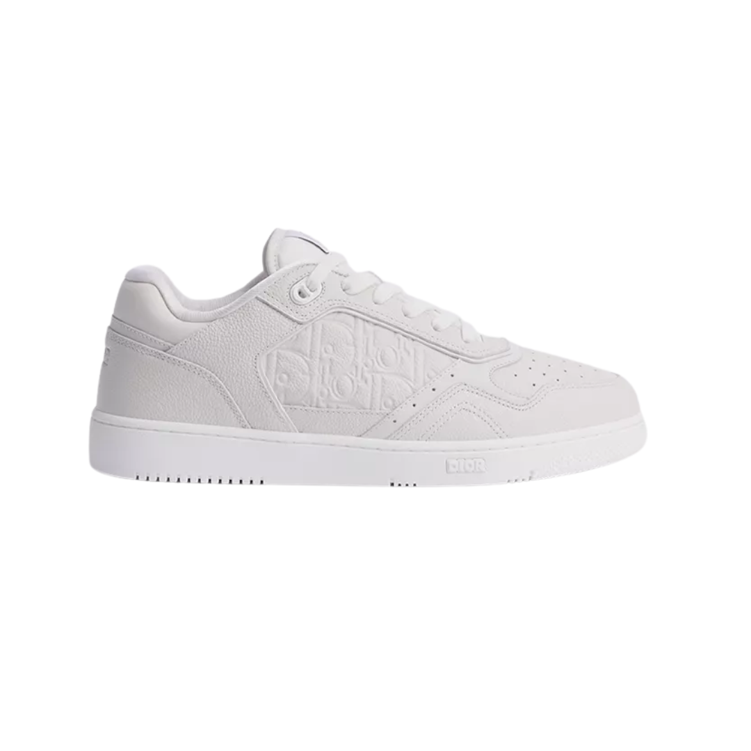 B27 Uptown Low-Top Sneaker White Grained Calfskin