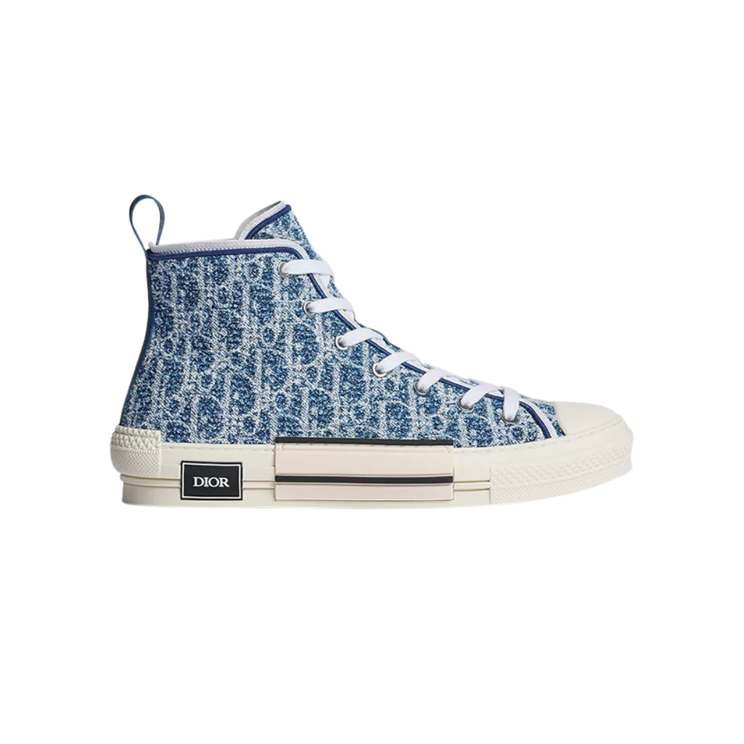 B23 League High-Top Sneaker Blue White