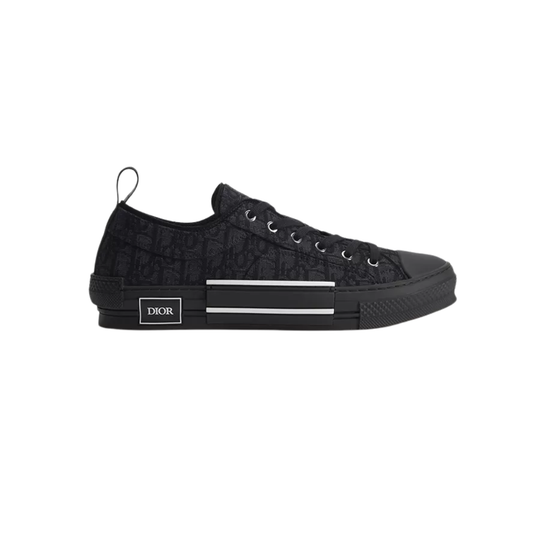 B23 League Low-Top Sneaker Black Oblique Jacquard