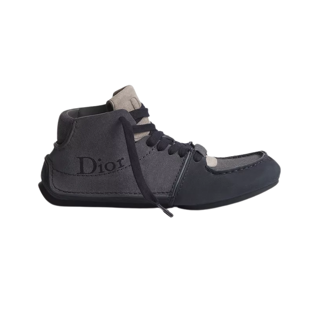 Roadie Lace Up Boot Deep Blue Nubuck & Deep Blue Suede Calfskin