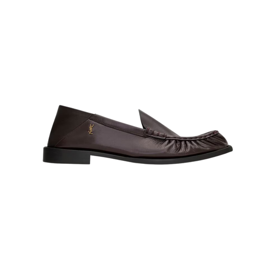 YSL Theobald Foldable Loafers Smooth Leather Raw Brown