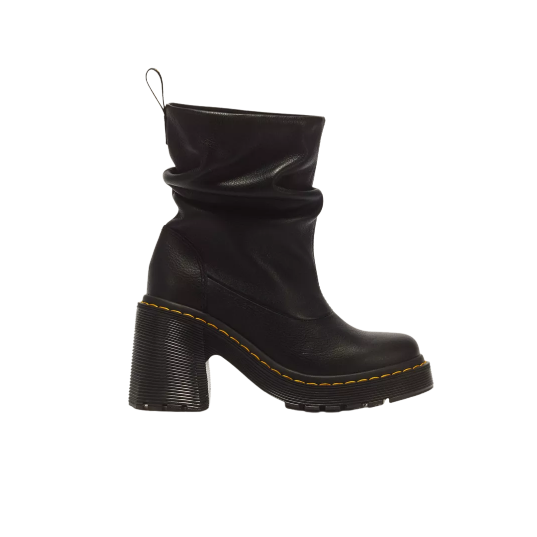 DR. MARTENS Kasey Lo Virginia Leather Heeled Boots