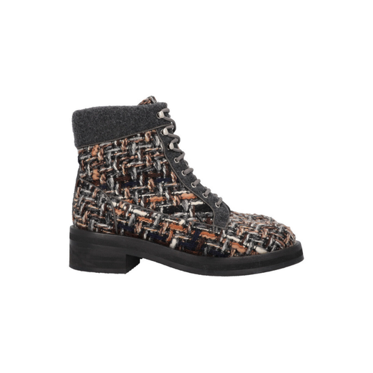 Tweed Hiking Boots Multicolor