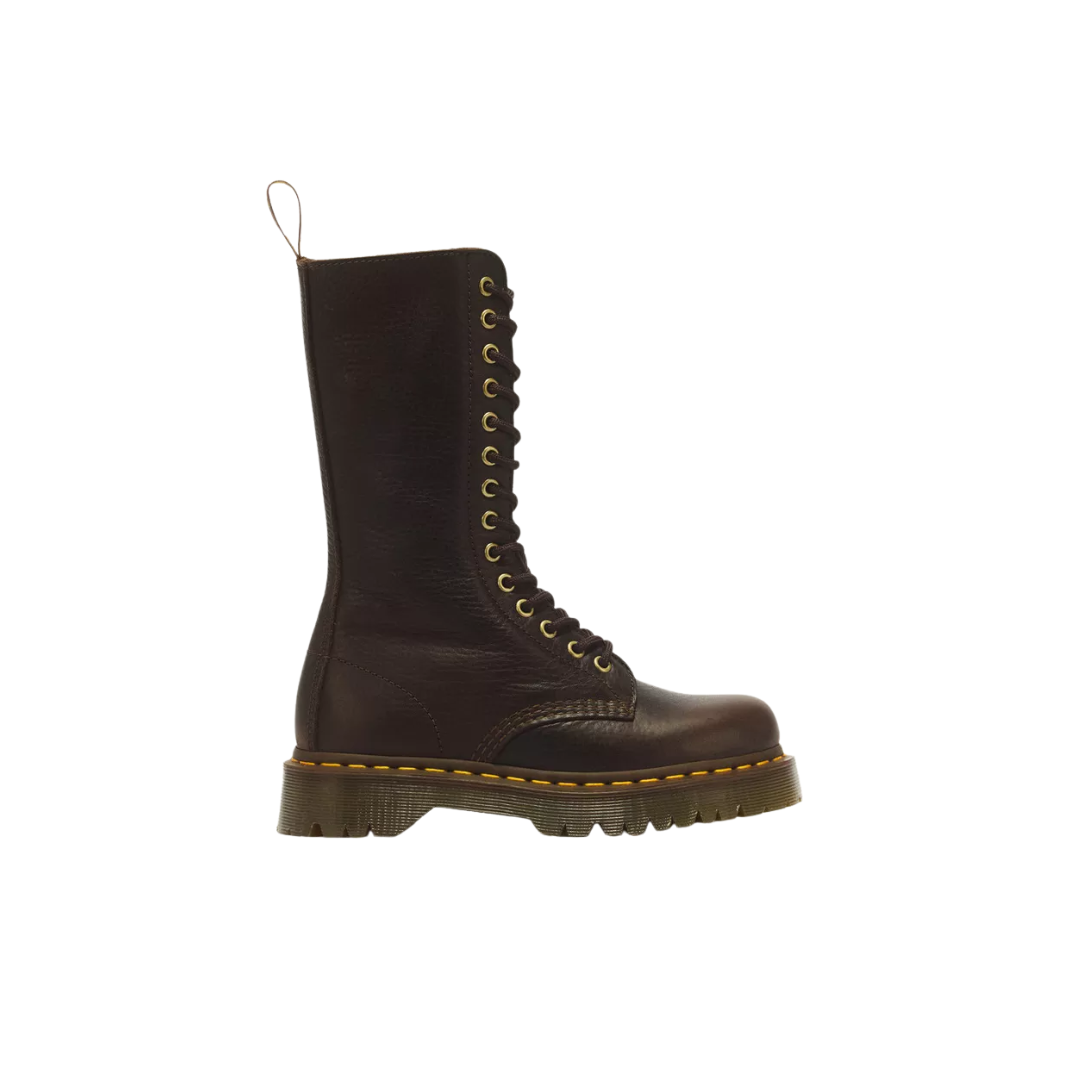 DR. MARTENS 1b99 Bex 14 Eye Ambassador Leather Lace Boots