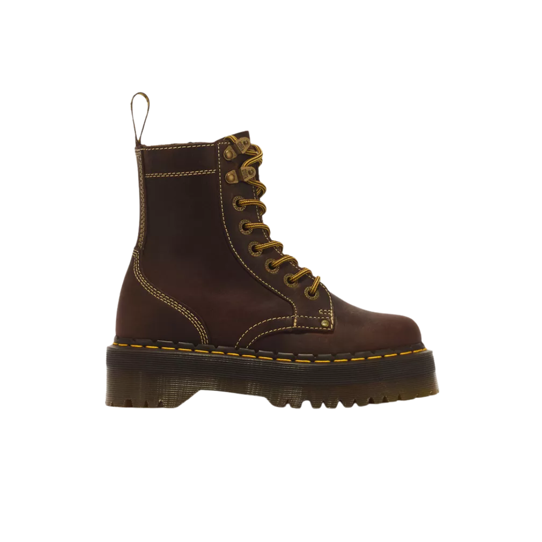 DR. MARTENS Jadon Arc Crazy Horse Platform Boots