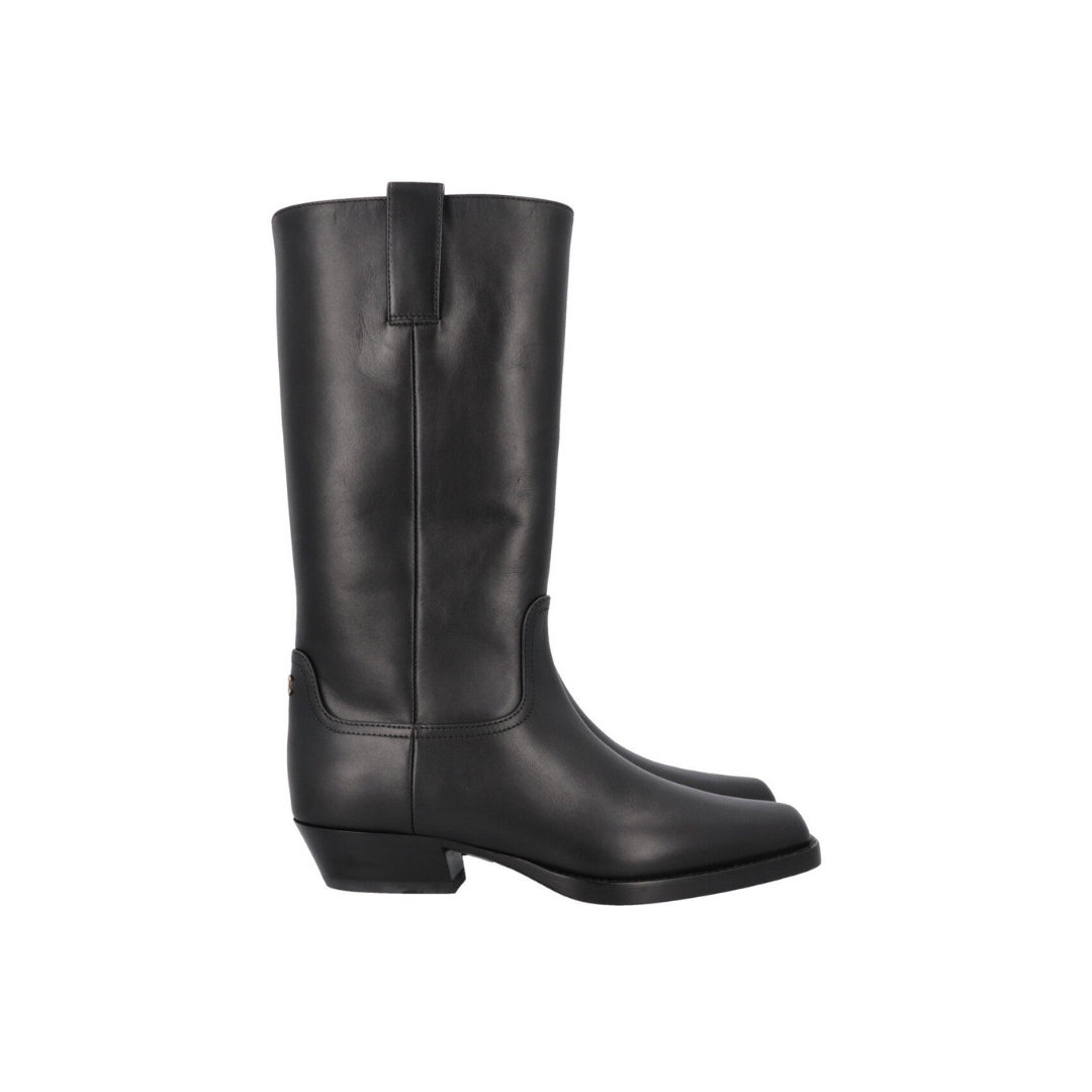 Cowboy Boots Leather Black