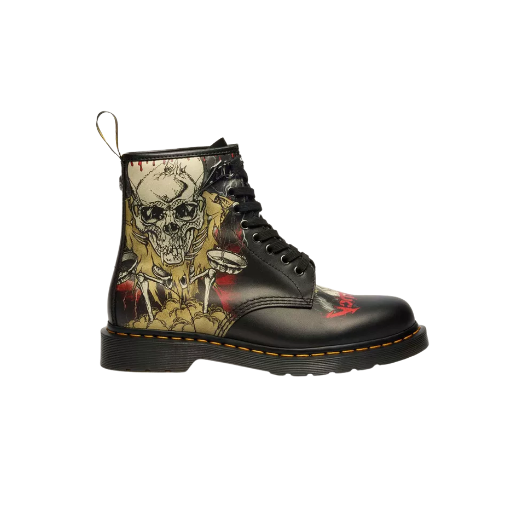 DR. MARTENS 1460 Metallica 8-Eye Smooth Leather Boots