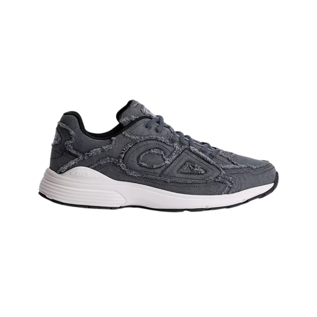 B30 Countdown Sneaker Gray Fringed Denim