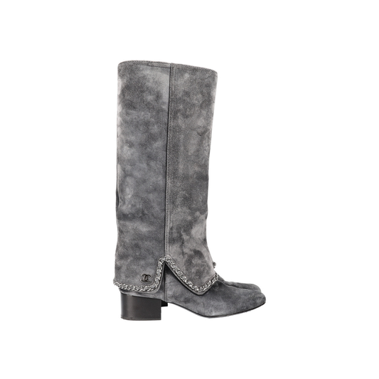 Boots Chain Suede Grey